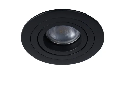 Светильник точечный Tube 22954/01/30 Lucide чёрный 1 лампа, основание чёрное в стиле современный  фото 3